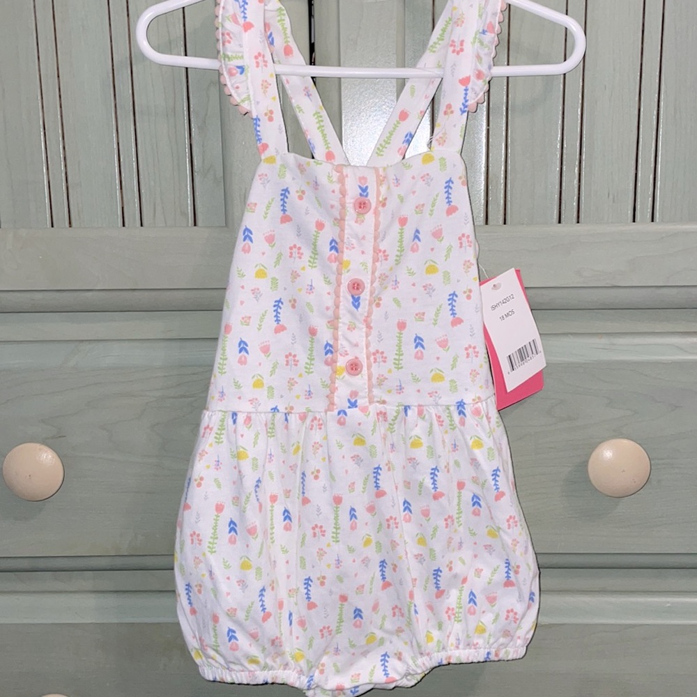 Isaac Mizrahi 18 Month Floral Romper 💐